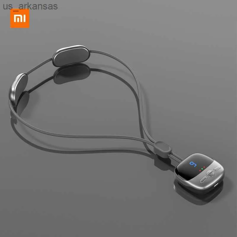 Xiaomi Smart Hängender Nackenschutz Mijia Halswirbelsäulenmassagegerät Tragbare Mini-Pulsschulter-Halsmassage Heiße Kompresse L230523