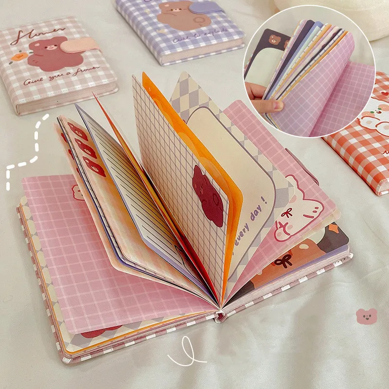 Wholesale Cute Bunny Bear Cute Notepad Online With Colorful Pages And