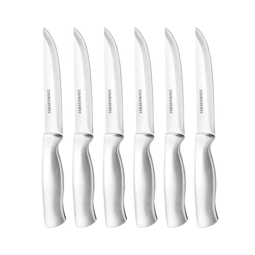 Farberware Stamped Stainless Steel Knife Block Set From Hmkjhome, $43.7