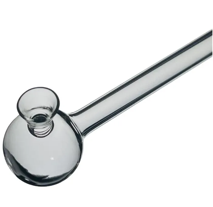 Rauchende Pyrex-Glaspfeifen, Original-Trichter, Ölbrennerpfeife, 15 cm, Glas, klare Qualitätsröhre, handgefertigt für RIG