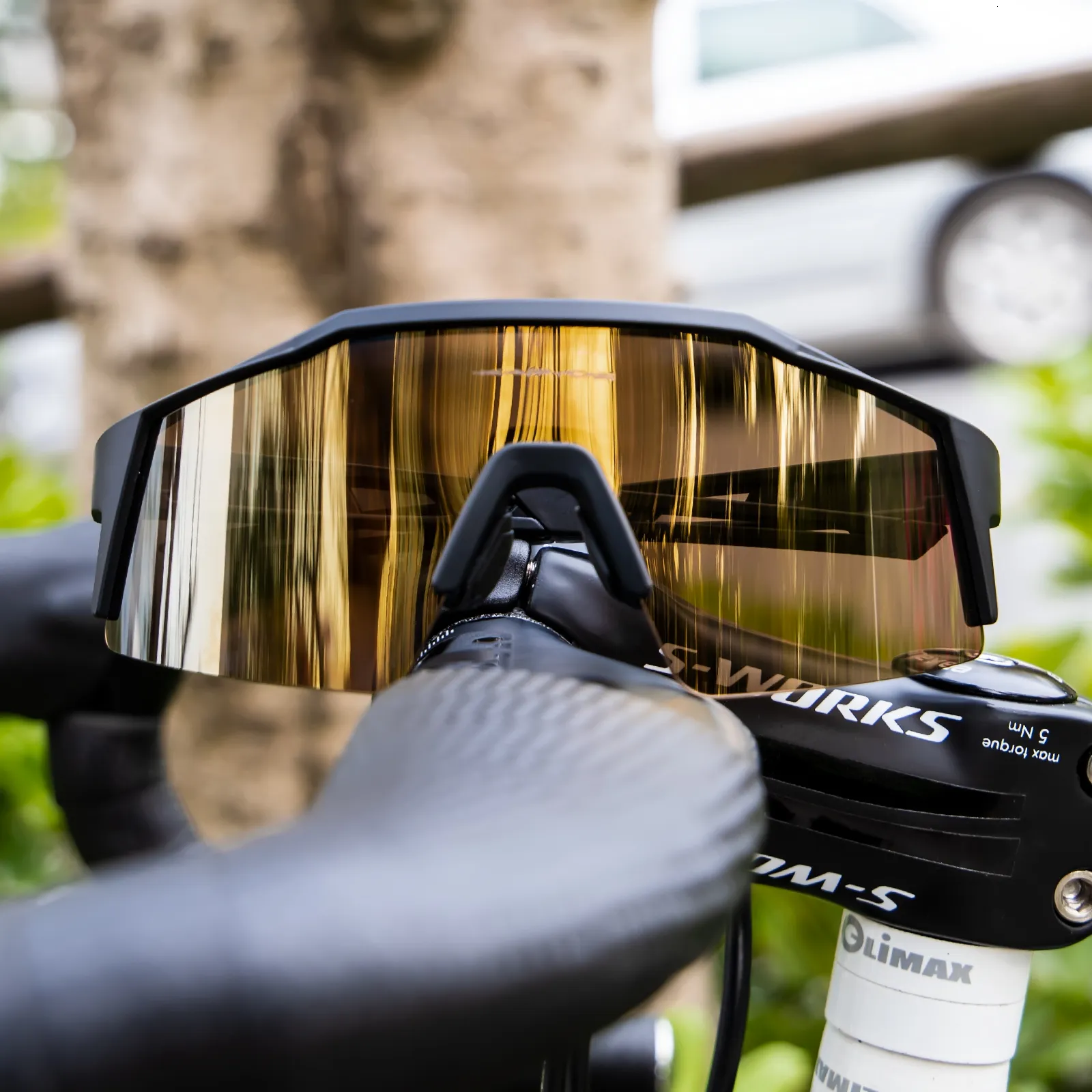 KAPVOE Polarized Cycling Glasses For Men Women MTB Glasses