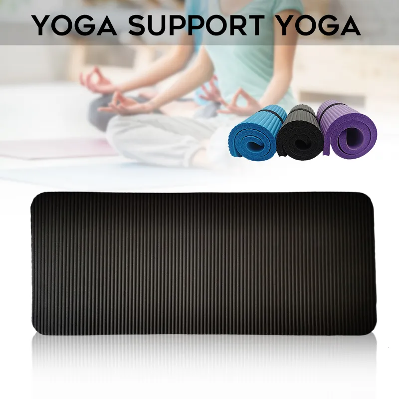 Yogamattor Yoga Pilates Mat Tjock träning Gym Non-Slip Workout 15mm Fitness Mats Multifunktionella träning Gym Fitness Yoga Mat B2Cshop 230605