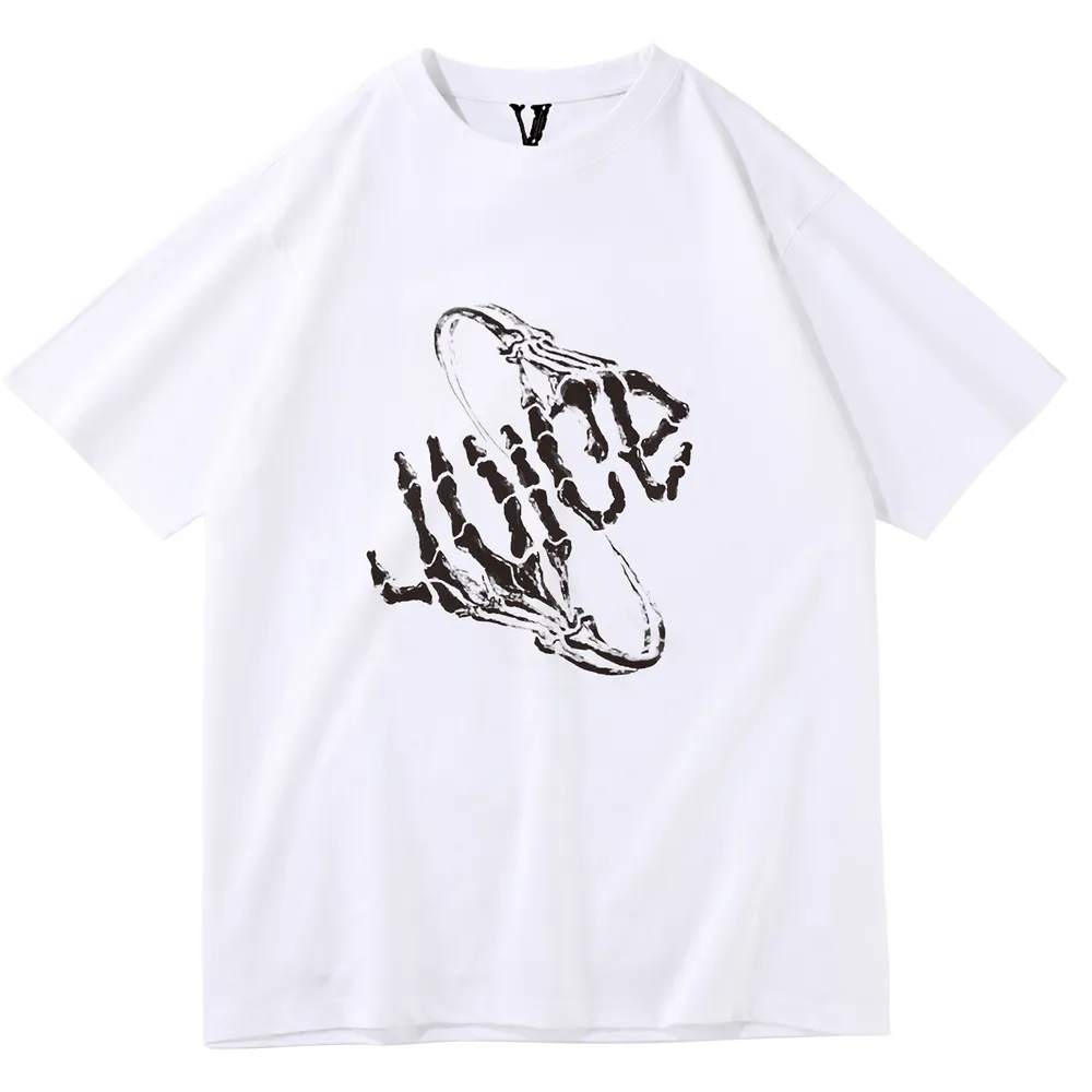 Vlone Fashion Mens v T R Рубашки 23SS Europe France Shop Media Graphic Tees красочные футболки для футболки для женского галстука краски рубашка Marbled Camouflage Limited Edition Y1