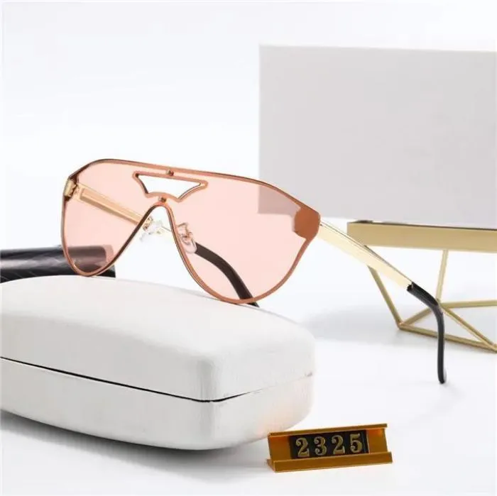 Nuova moda carino occhiali da sole rosa per donne occhiali ragazze marchio di lusso Occhiali ornamentali uomini neri Adumbrali con scatola uomo Occhiali con lenti irregolari per uomo
