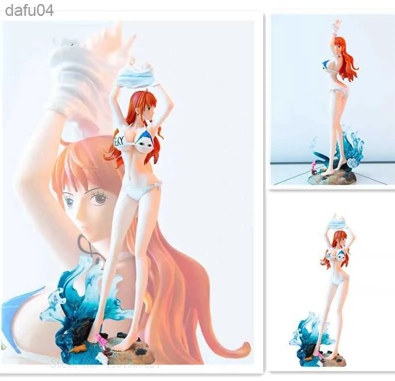 Fajna seksowna dziewczyna anime figura One Piece GK Swimsuit Nami Roronoa Zoroa Princess Model Statue Collection