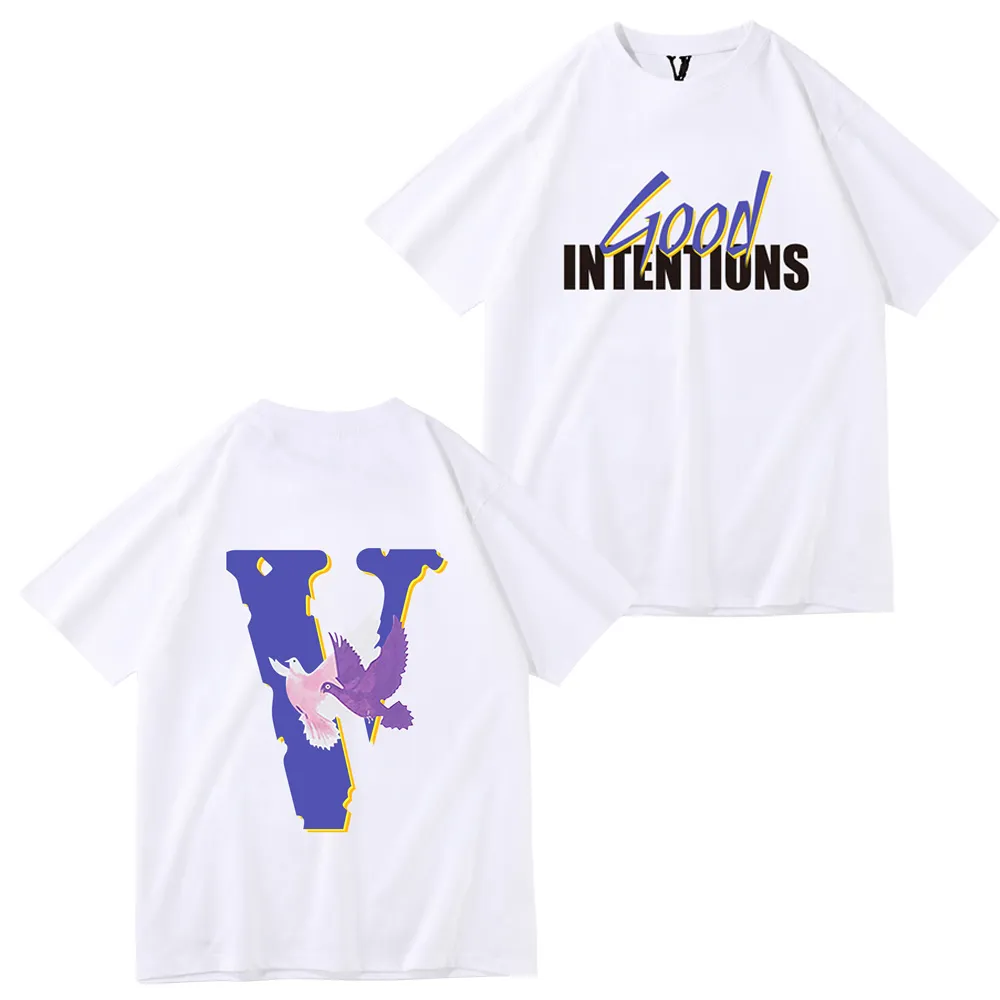 Newest VLone T shirt Mens Designers t Shirts Womens Loose letter Tees Fashion Brands Tops Man s Casual Vlones Shirt Luxurys Clothing Polos VLONE