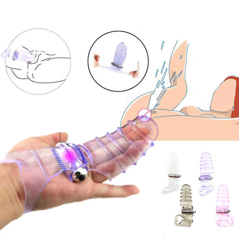 Vibrating Finger Sleeve For Women Female Masturbator Vibrator_voghion.com