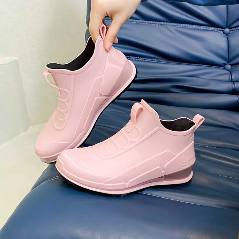 Waterproof Non Slip Ladies Rain Shoes For Women And Men Ideal For