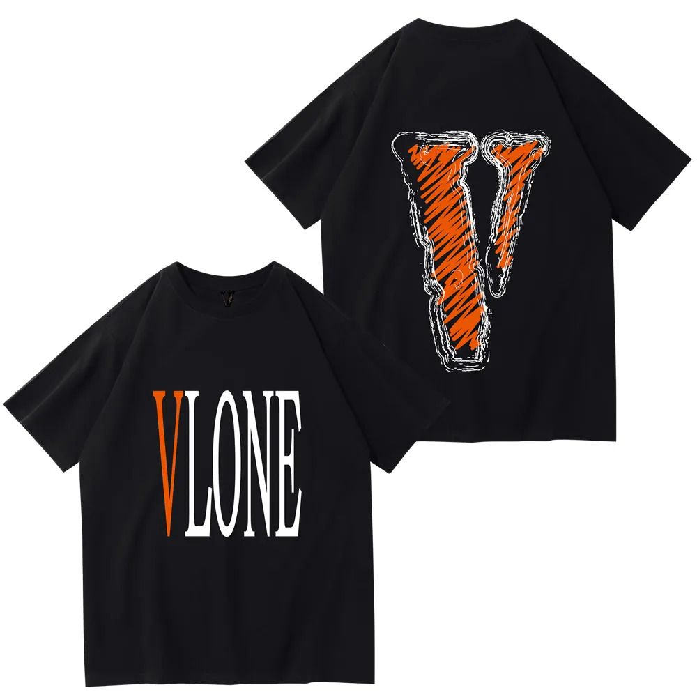 2023SS MENS VOMENS DESIGNER TSHIRTS Letter Frame Printed Fashion Women V Lones Luxe T-shirt Korean Fashion Men Graphic T Shirts Outdoor Casual Sports Loose V Shirts Y1