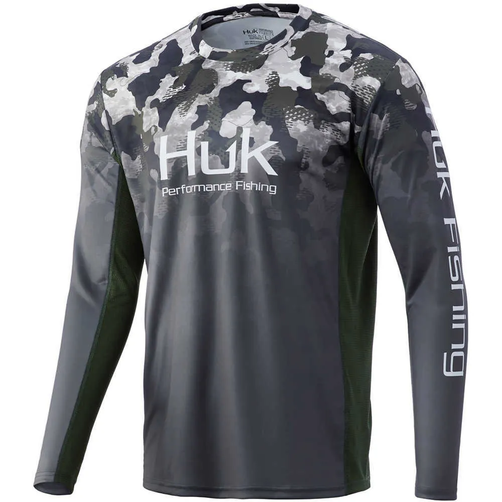 HUK FISHING Breatheable Long Sleeved UV Protection Jersey