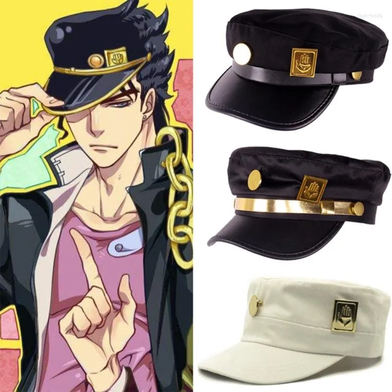 Berets top hat for dorosły unisex cosplay impreza mundurek -cap uroczy dziwaczna przygoda anime Costume Akcesoria Cap
