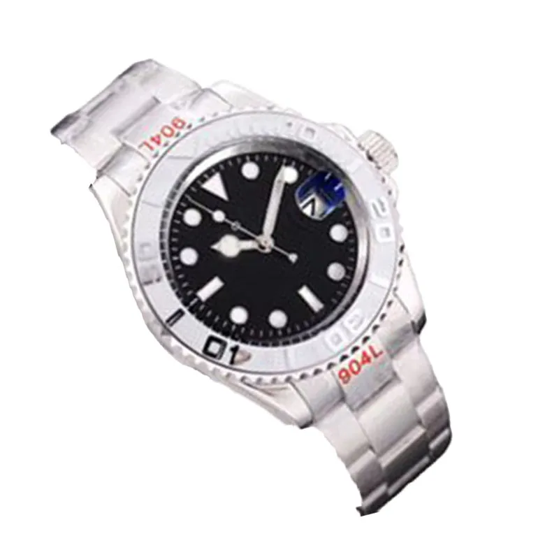 watches for mens Upgraded YachtMaster Series Watch Gold Ceramic Inlaid Stainless Steel Original Solid Bracelet Automatic Movement classic DHgate