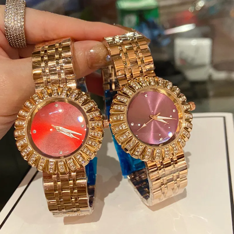 MS Fashion Watch Quartz Watch rostfritt stål Band 28mm liten storlek MS Watch