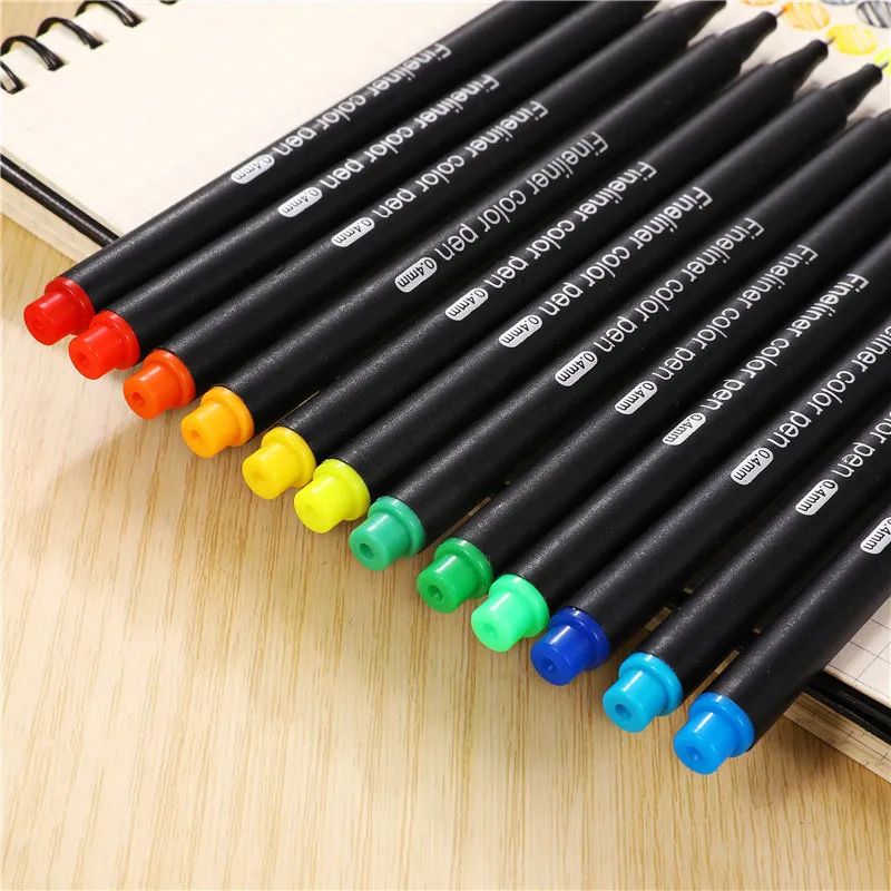 Wholesale Feneliner Color Pen Set With 0.4mm Liner Brush And Micron For  Caligraphy, Graffiti, And Art Includes 12/24/36/48/60 Paint Brush Markers  And Pencils 230605 From Pong09, $28.2