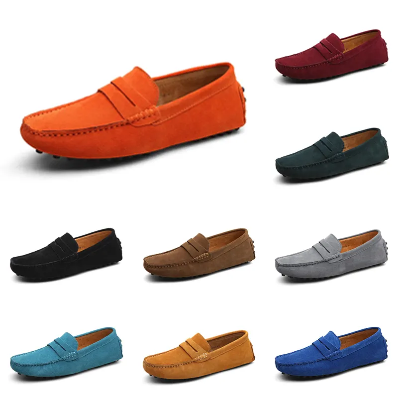 Casual Shoes Men czarny czerwony pomarańczowy ciemnozielony niebieski szary trenerów męskich trenerów sportu na zewnątrz Color78