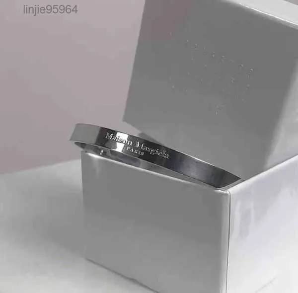 アクセサリー Maison Margiela bangle no box DHgate.com:Margiela Style Steel Frosted Reverse Couple