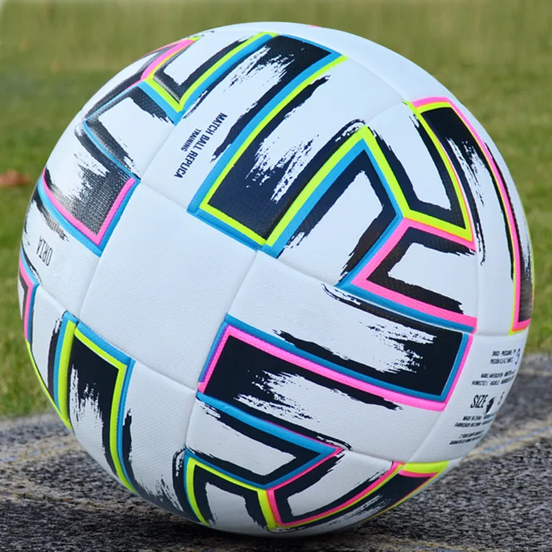 Generic Pallone da Calcio-Misura 5 Allenamento di Calcio Gioco per Adulti All'aperto Calcio Sportivo Palloni da Calcio per Allenamento,Giochi Ricreativi,Blue,Size 5