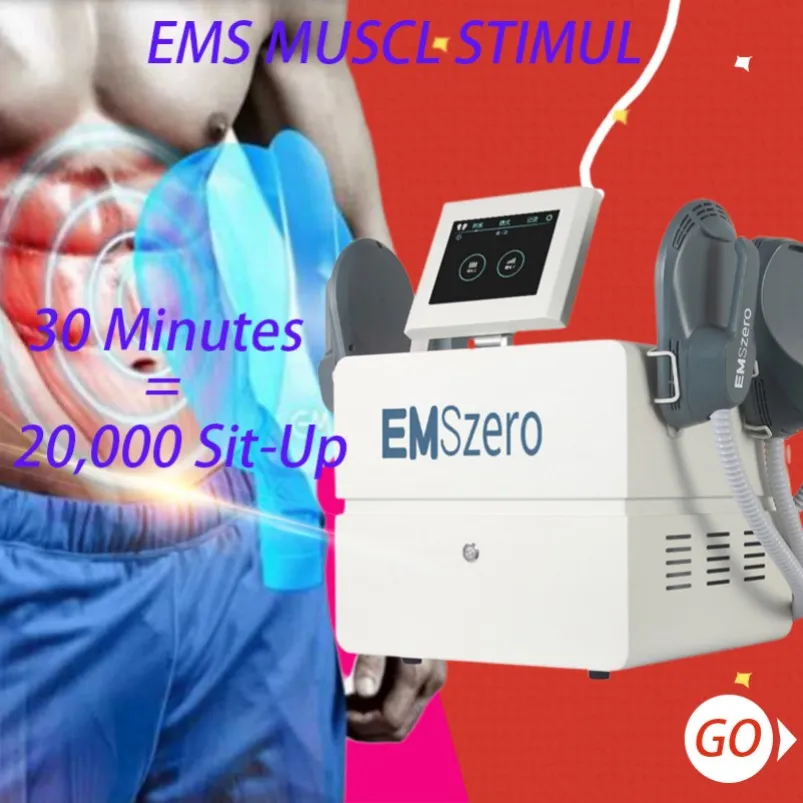 DLSEMSlim 6000W 14Tesla EMSZERO Élimination des graisses Machine de remodelage du corps Stimulation musculaire Ems Body Sculpt Machine