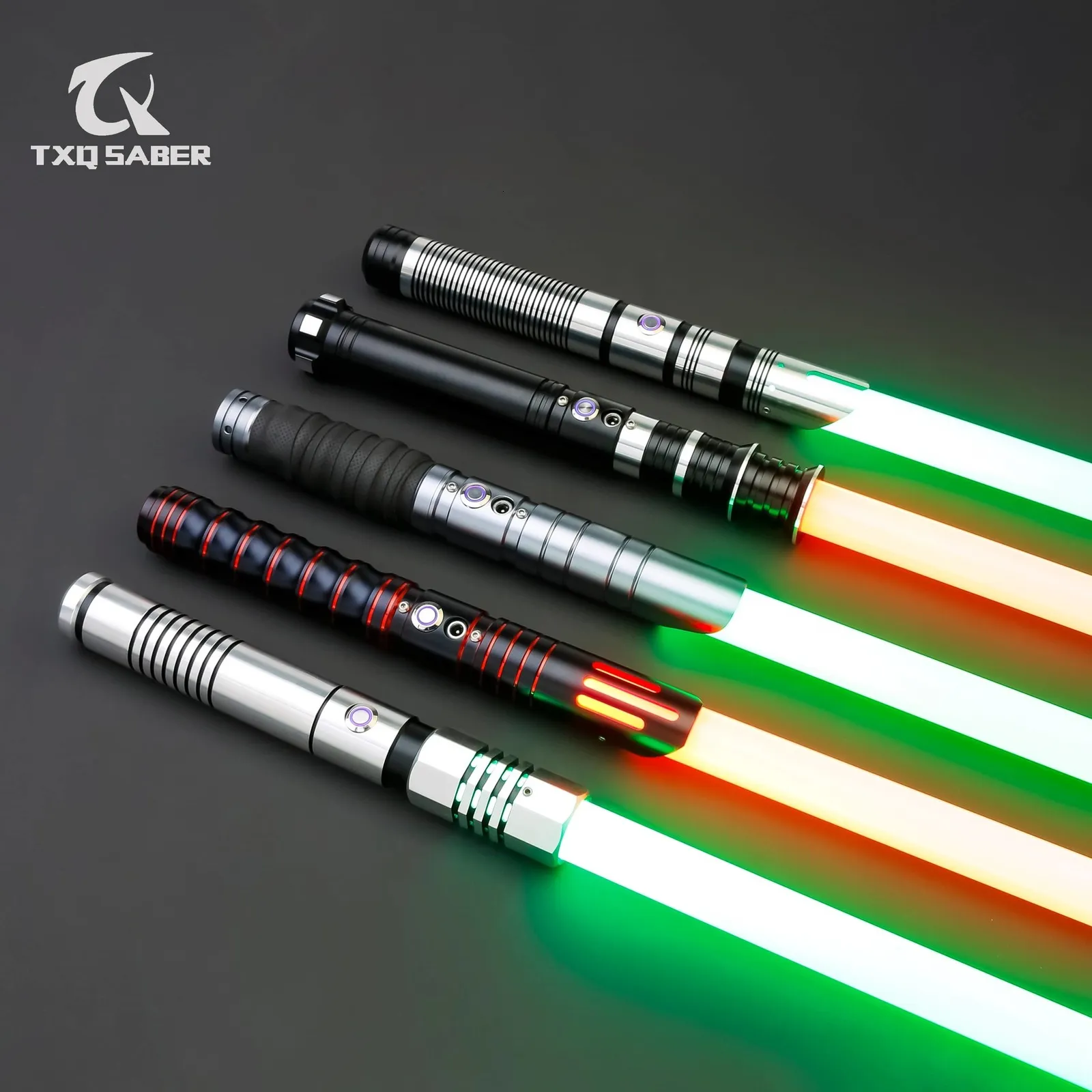 Metal Lightsaber With RGB Effects - Motion Control Dueling Saber With Smooth Swing (Vernie RGB)