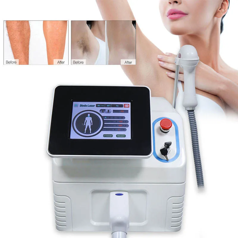 IPL OPT Portable 808nm Diode Laser Épilation Machine Permanent Air Eau Double Système De Refroidissement Épilateur Permanent Équipement D'épilation Pour Tous Les Cheveux De La Peau