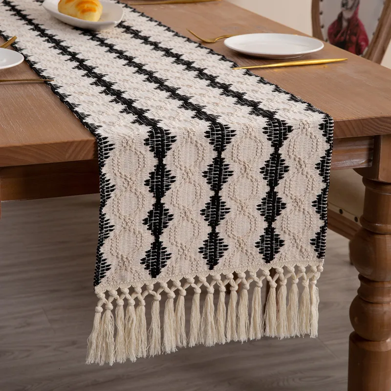 Table Runner Europe Runners Runners Chemin De Table Table Runners para festa de casamento Camino de Mesa Tafeloper Geométrico Toel de mesa 230605