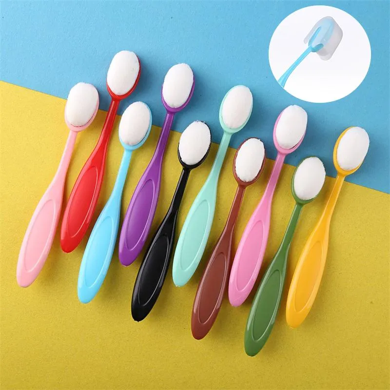 Stamping Mixed Colors Blending Brushes With Cap 10pcs/set DIY Scrapbooking Painting Crafts Card Stencil Making Ink Application Tools