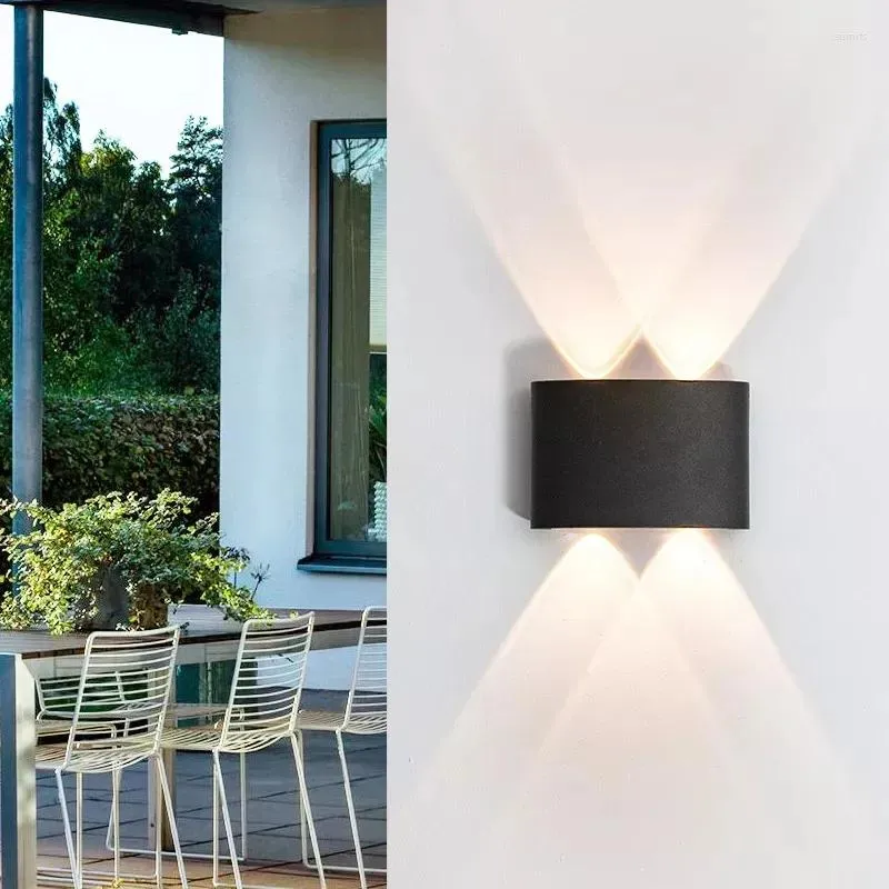 Applique murale lumière intérieure Design moderne haut et bas luminaire Led IP65 2W lumières extérieures étanche Uoutdoor SONG MAN