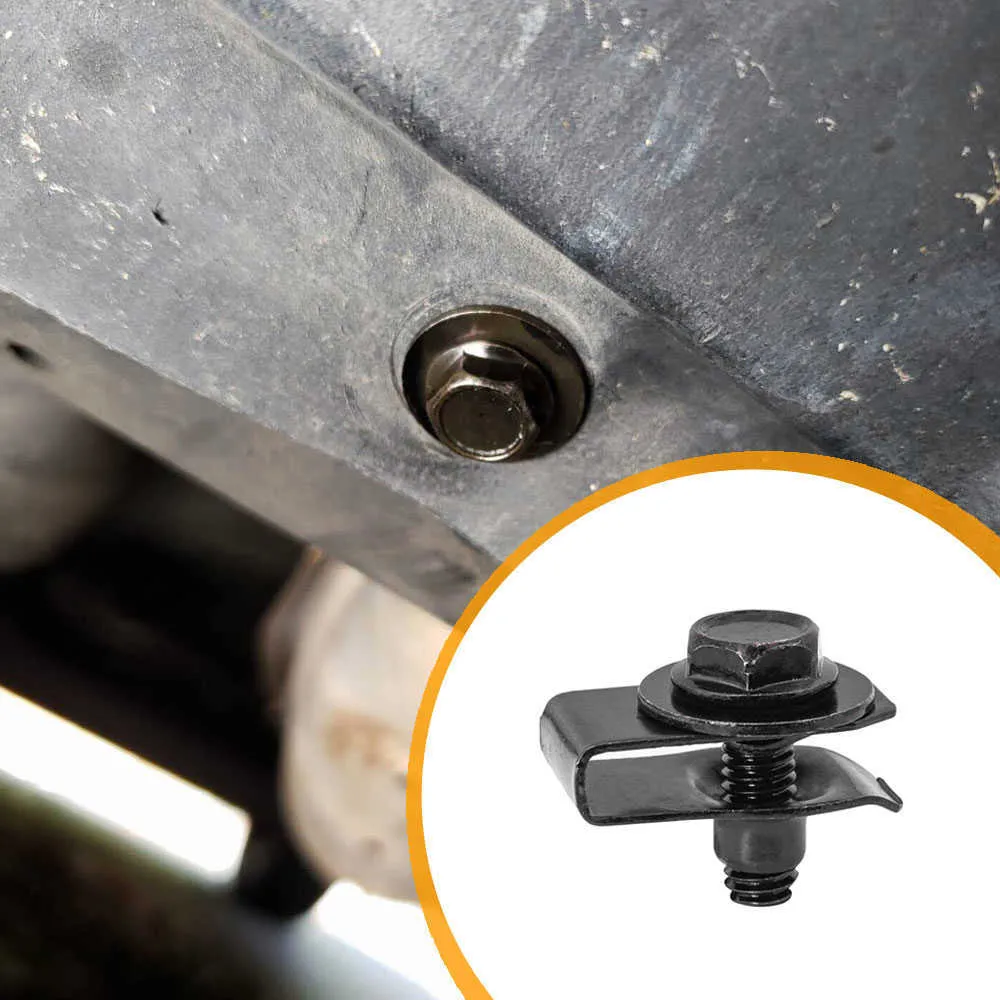 Car Body Bolts M6 Splash Shield Retainer Fastener Rivet Screws