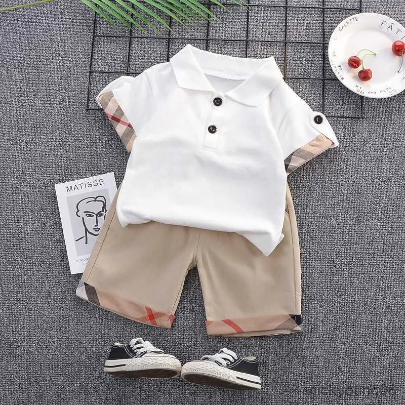 Kleding Sets DIIMUU Baby Jongens T-shirt en Shorts Kinderen Meisje Outfits Kostuums Kinderen Zomerkleding Baby Peuter T-shirts Broeken