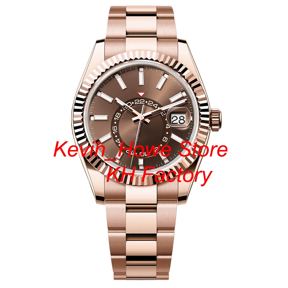 Diseñador de moda Relojes de pulsera para hombre reloj SKY DHgate Relojes Negocios modernos Movimiento mecánico automático Relojes de zafiro Acero inoxidable de alta calidad 2023