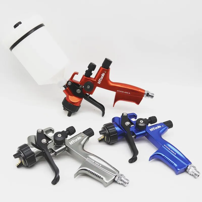 Spraypistolen 1.3/1.4mm Nozzle Spray Guns Car Repair Paint Spray Gun for Painting Car Aerografo Paint Sprayer Airbrush Air Spray Gun