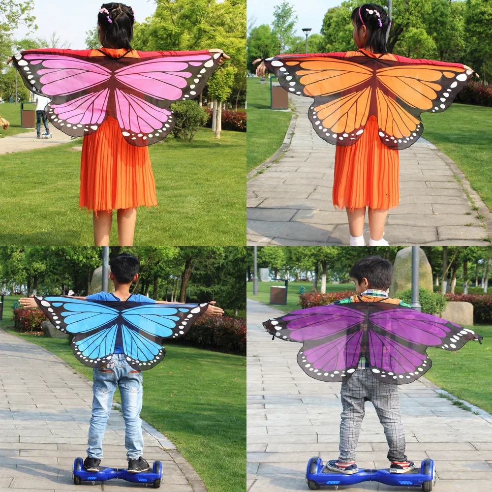 Fairy Wings Butterfly Fancy Dress Up Costume For Kids Perfect For