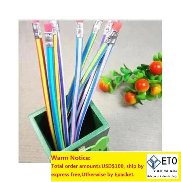 Fedex DH2015 NOWOŚĆ kreatywnego papierniczego magiczne miękki ołówek elastyczny plastikowy ołówek łatwo zgiąć ołówek500pcllot