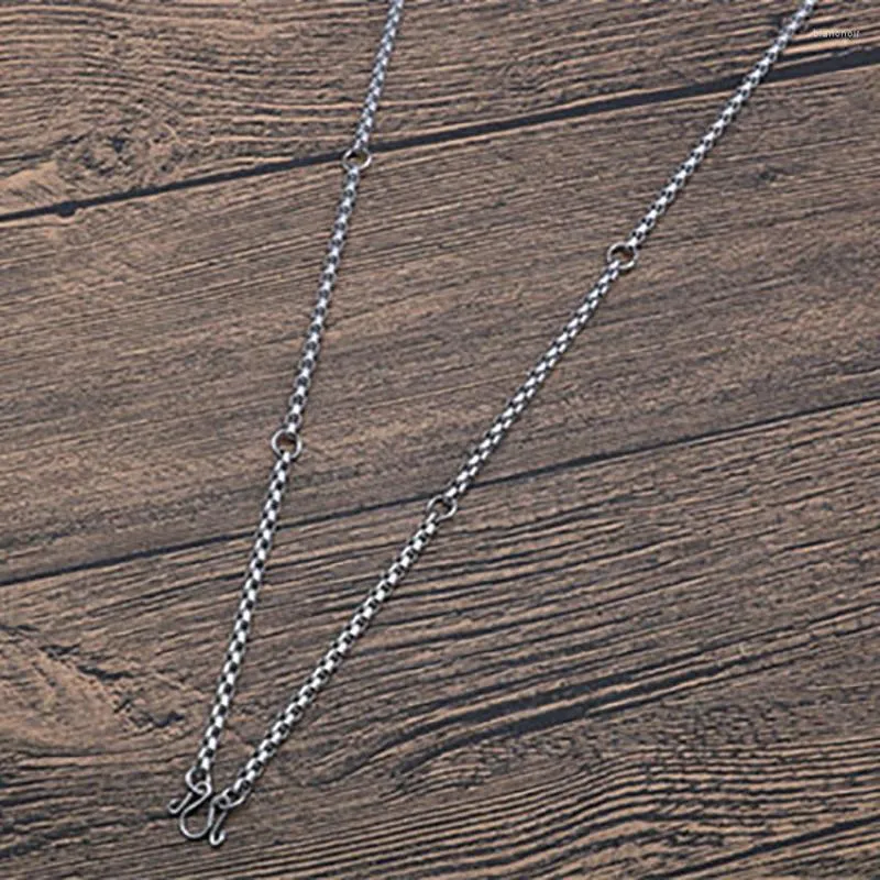 Chaînes mode étiquette en acier inoxydable avec chaîne pour hommes et femmes collier pull bijoux en gros