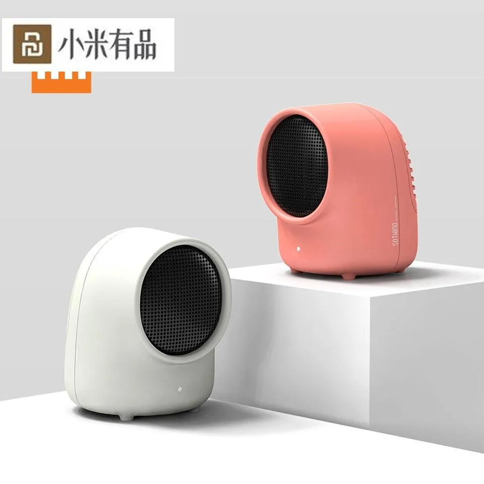 ヒーターXiaomi Mini Warmbaby Fan Heaterデスクトップ暖かい電子ヒーターかわいい小さなポータブルウォーマーハイン冬のホームオフィスヒーター