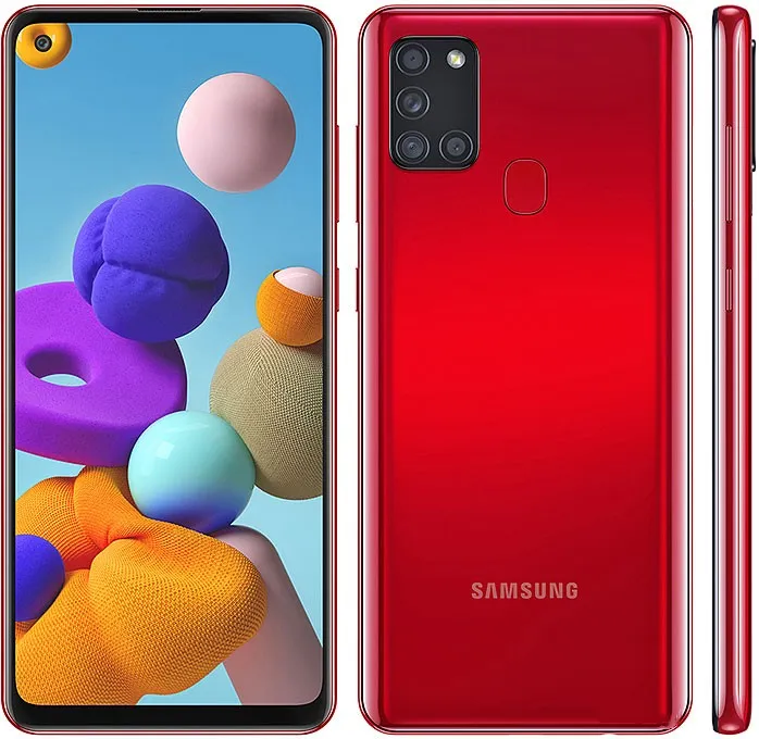 改装されたオリジナルのSamsung Galaxy A21S電話A217FDロック解除