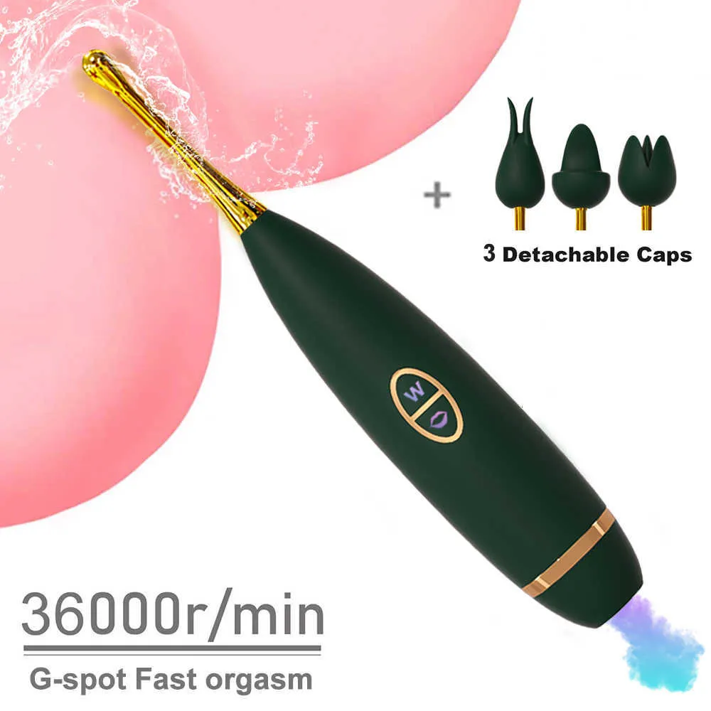 Powerful G-spot Vibrator And Clitoris Stimulator Massage Stick_voghion.com