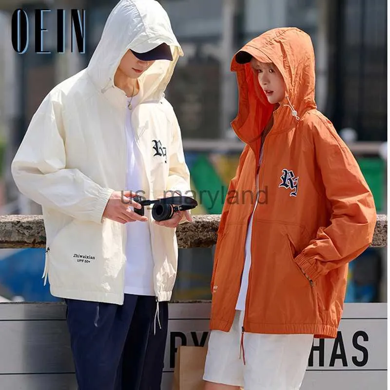 قمصان في الهواء الطلق الصيف UPF 50+ UV Sun Protect Coat Coat Women للجنسين خفيفة للملابس الرياضية المغطاة بالملابس الخارجية للرجال الرياح العارضة السترة الرقيقة J230605