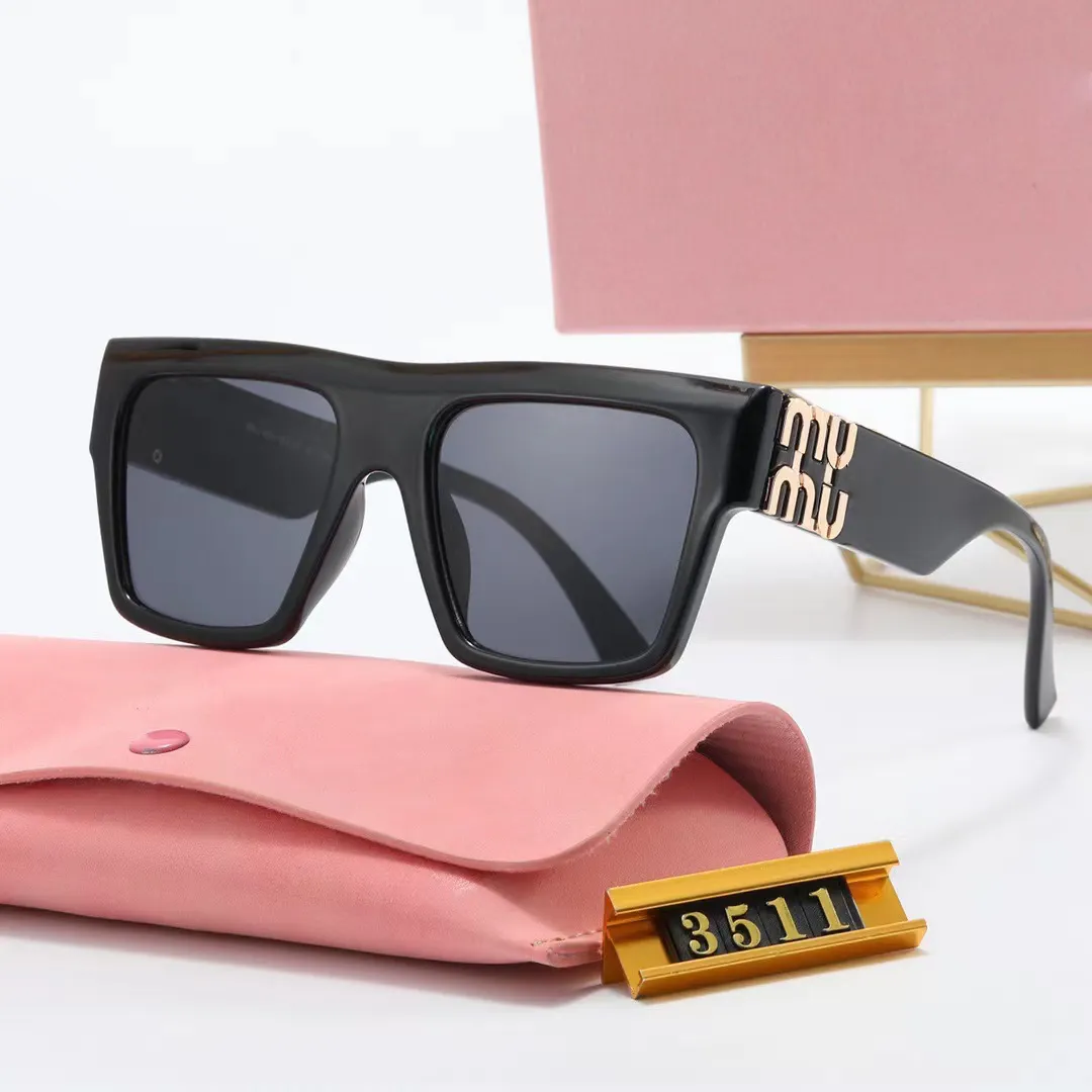 Sonnenbrillen für Damen, Designer-Sonnenbrillen, klassische Brillen, Goggle, Outdoor-Strandbrillen, 5 Farben, optional, M-Signatur