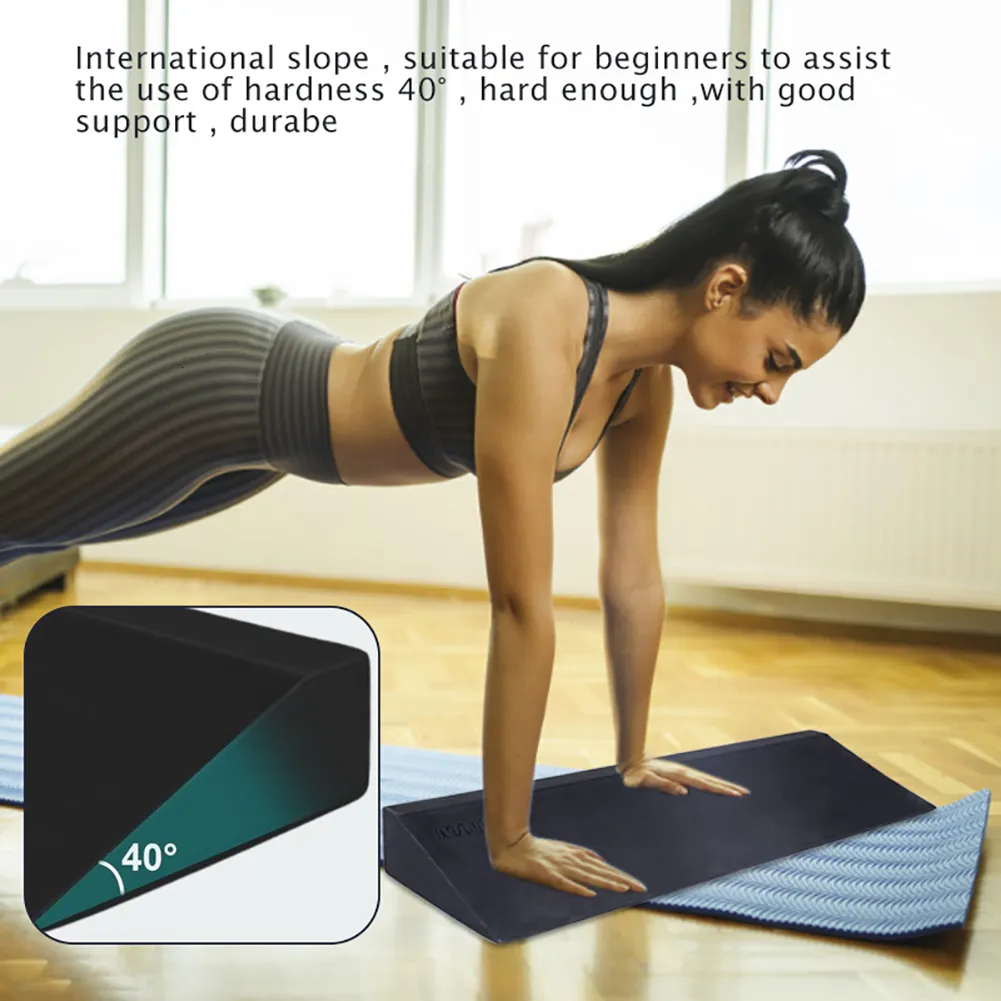Lightweight Yoga Wedge Foam Blocks With Stretch Slant Board For Wrist And  Lower Back Support Ideal For Exercise, Gym, And Fitness From Wai06, $8.47