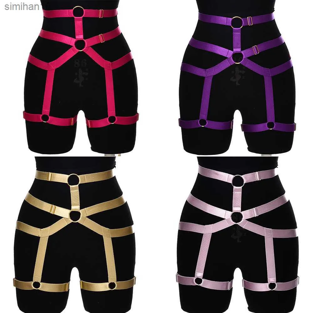 Harnais Punk Pour Femme - Ceinture Porte-jarretelles Ajustable, Style Gothique Harajuku Pour Soirée, Club, Cosplay