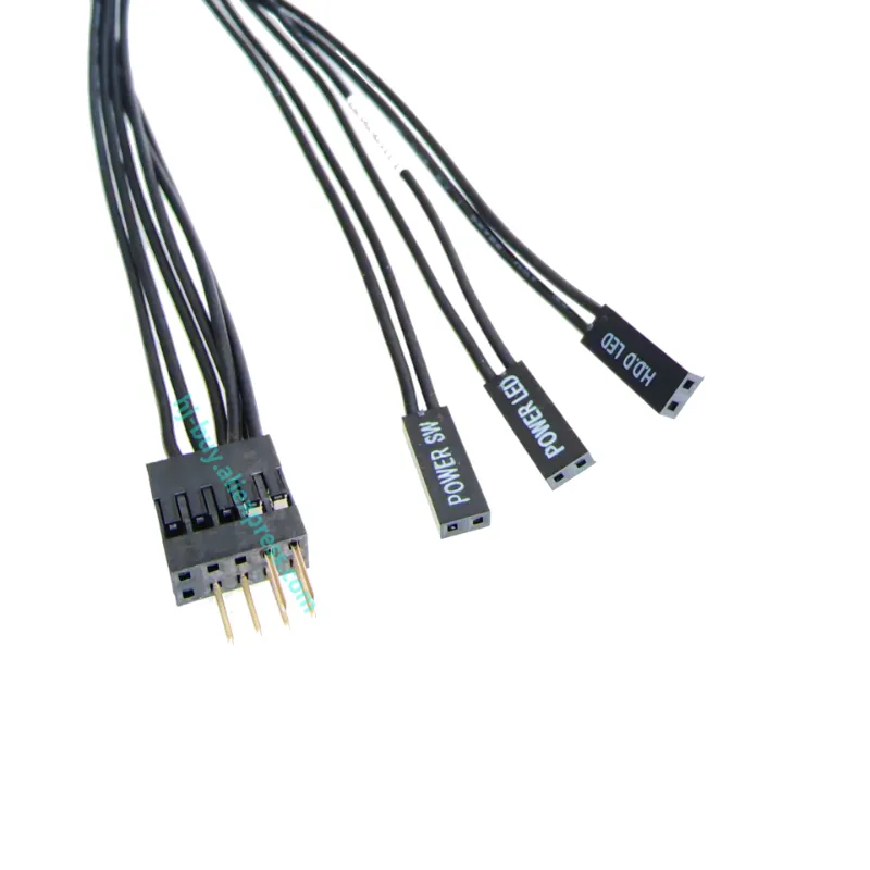 Cavo Di Prolunga Ponticello Scheda Madre ATX Integrato A 9 Pin Reset Interruttore SW Di Alimentazione HDD LED Per Scheda Madre MSI ASUS M6I MAXIMU 20 Cm - Foto 10