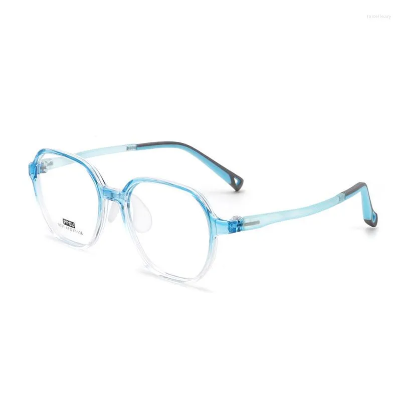 Okulary przeciwsłoneczne ramy przezroczyste okulary kwadrat Tr90 Rama optyczna czyste okulary krótkowzroczne młodzież student oświetlony okulary okulisty chłopcy