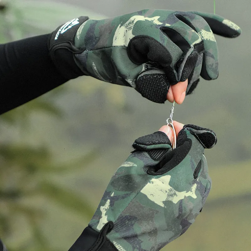 Winter Waterproof Fishing Gloves Non Slip, Waterproof, 3 Finger Flip,  Fingerless Design For Fishing, Cycling, Running From Wai06, $11.49