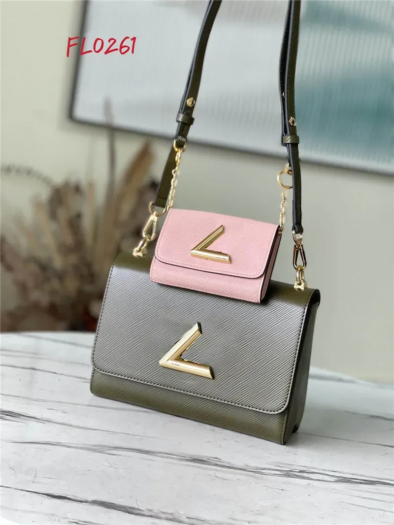 7a Top Quality Designer Crossbody Bag En charmstorlek version handväska kvinnor läder axelväska äkta läderkomposit 19 cm med låda M59886 M59884 M59885 kedjeväska