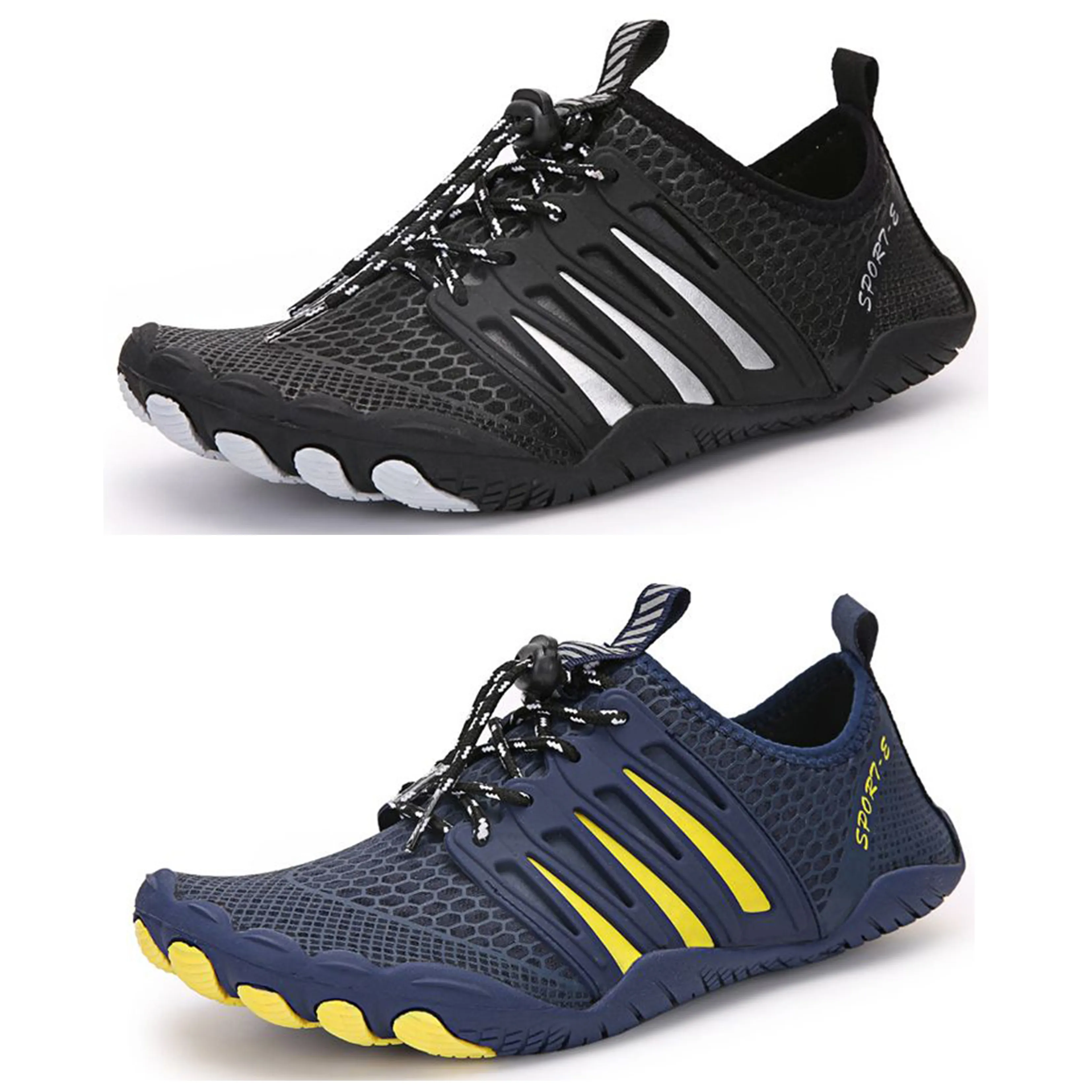 Indoor fitness schoenen mannen en vrouwen diepe squat springtouw schoenen cyaan schokabsorberende zachte zolen thuis sportschoenen