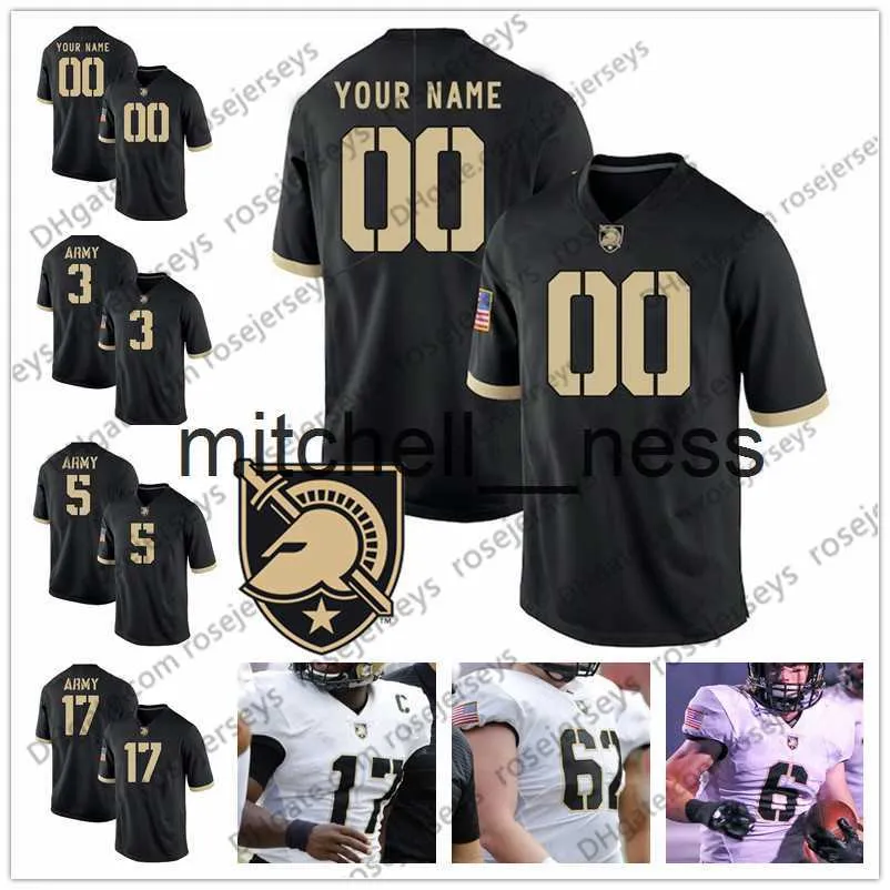 Mit8 Custom Army Black Knights 2020 Football White #8 Kelvin Hopkins Jr. 5 Kell Walker 3 Sandon McCoy Bradshaw Men Youth Kid Jersey 4XL