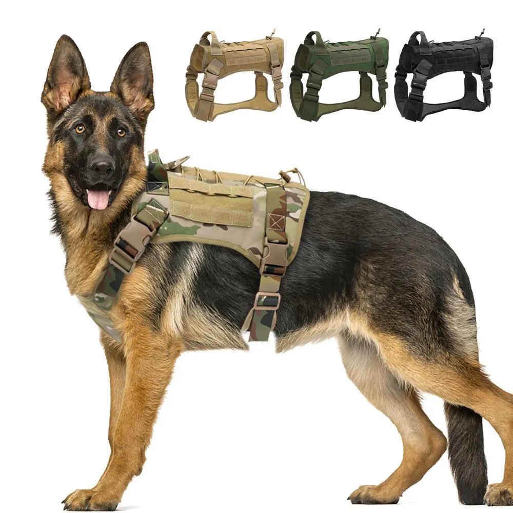 Gurte taktische Hundekabelbaum Militär K9 Service Hundekleidung Weste Kabelbaum Big Dogs Accessoires Taktische Hunde Weste für größere Hunde