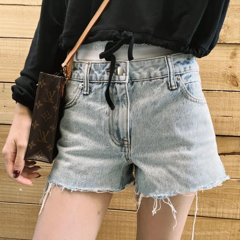 Ladies top elasticated shorts
