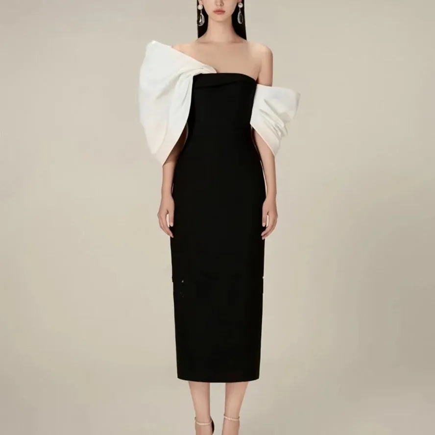 sequin white short dress Strapless by Amoris T734W M / Off White Strapless Draped Maxi Dress 11.30.24 holiday markdown quality materials Color:Pink Blush
